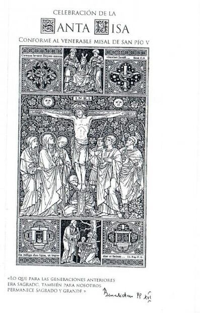 Cuando la misa se daba en latín y de espaldas