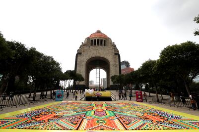 CDMX gana récord con mosaico multicolor
