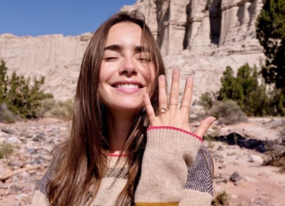 "Nunca había sido tan feliz": Lily Collins comparte las fotos de su boda. Foto: Instagram oficial