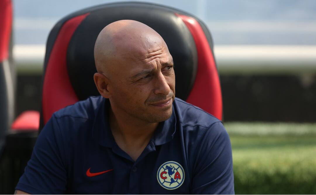 Ángel Villacampa, satisfecho con la goleada de América Femenil a Pachuca FOTO: IMAGO