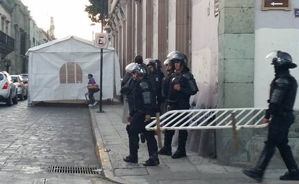 Impiden a ambulantes instalarse en Zócalo de Oaxaca
