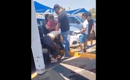 VIDEO. "¿La defiendes perro?": Captan supuesta infidelidad en Tamaulipas; esposa jalonea a la amante