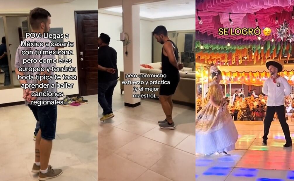 Un novio viral en TikTok. Fuente: TikTok @marlaeunice