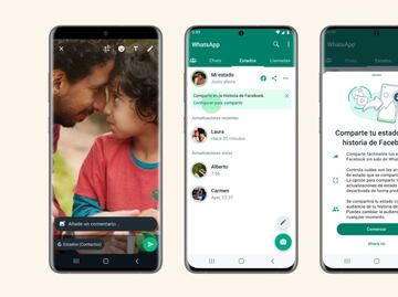 ¿Cómo publicar tu estado de WhatsApp en Facebook Stories?
