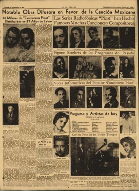 ​¿Te acuerdas del Cancionero Picot?