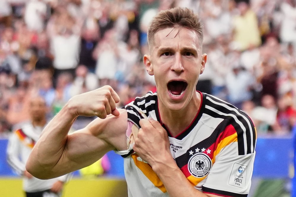Nico Schlotterbeck en festejo de gol con la selección de Alemania, durante la Fase de Grupos del Mundial de 2026 ante Curazao - Foto: AP