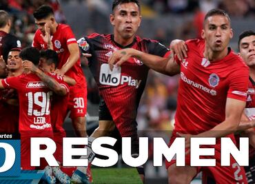 Resumen: Atlas 0-1 Toluca. Jornada 10, Apertura 2019