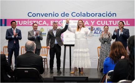 Alcalde de Miguel Hidalgo y la presidenta municipal de Mérida firman convenio de colaboración para promover turismo