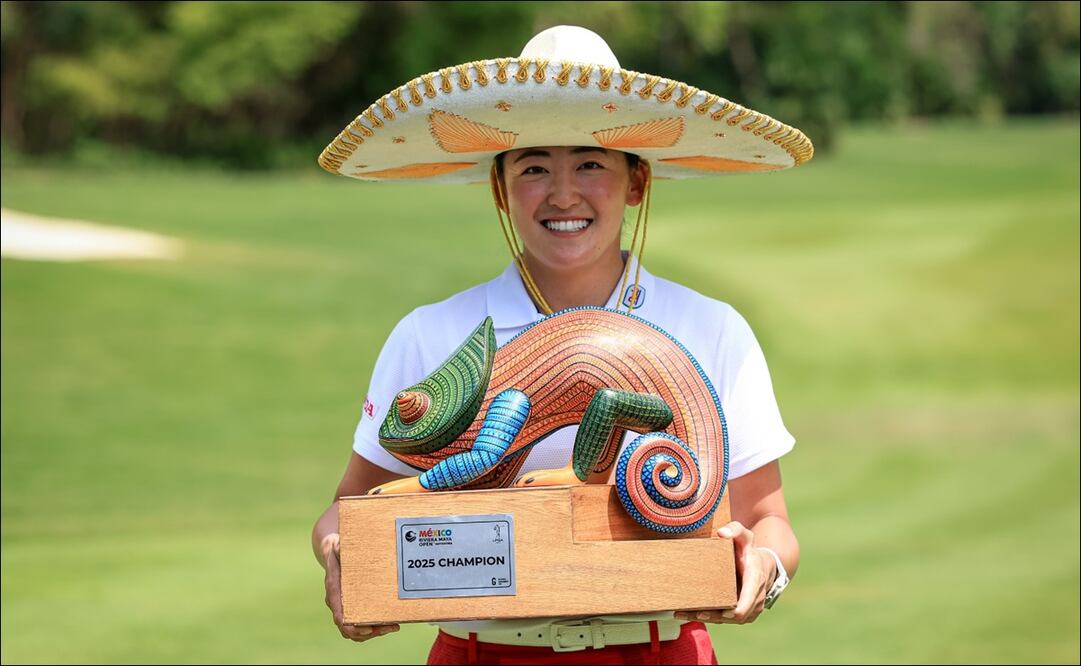 Chisato Iwai es nueva monarca del México Riviera Maya Open Mayakoba, gana su primer trofeo en la LPGA / FOTO: Cortesía  México Riviera Maya Open
