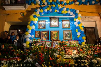 Mariachis poblanos dan gracias con misa a Santa Cecilia