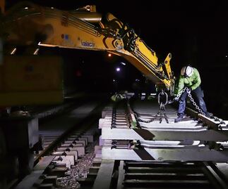 Modernización de la Línea Rosa, con un avance de 15%