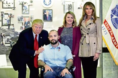 Trump defenderá fondos para el muro