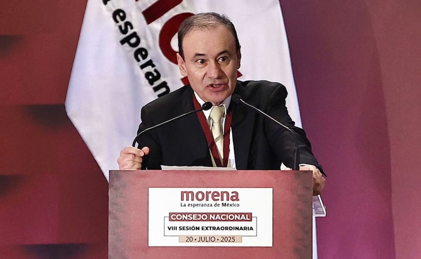 Alfonso Durazo en el Consejo Nacional de Morena. Foto: Berenice Fregoso/ EL UNIVERSAL