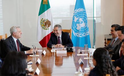 Alto comisionado de la ONU para los Refugiados se reúne con De la Fuente; reconoce políticas de México en movilidad humana