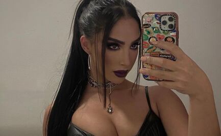 María Chacón luce el top más glam y transparente con pantalón cargo