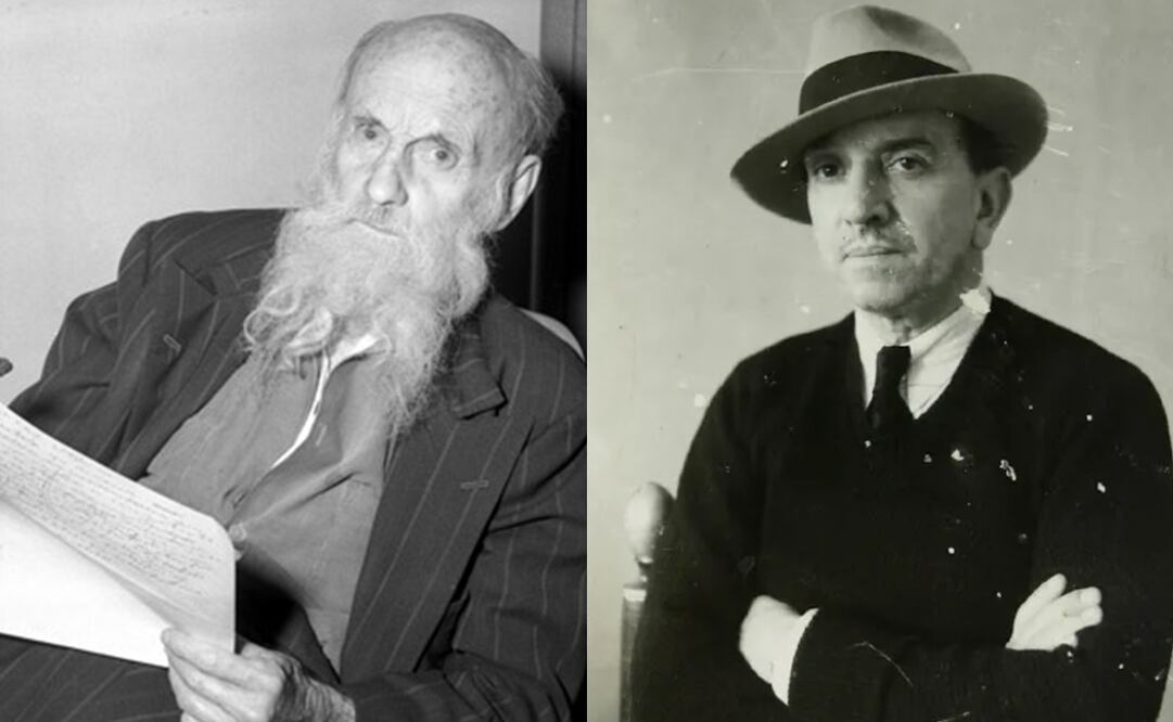 Los artistas Dr. Atl, Roberto Montenegro. Foto: Casasola/INBAL.