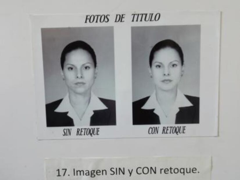 Antes las fotografías se retocaban a mano