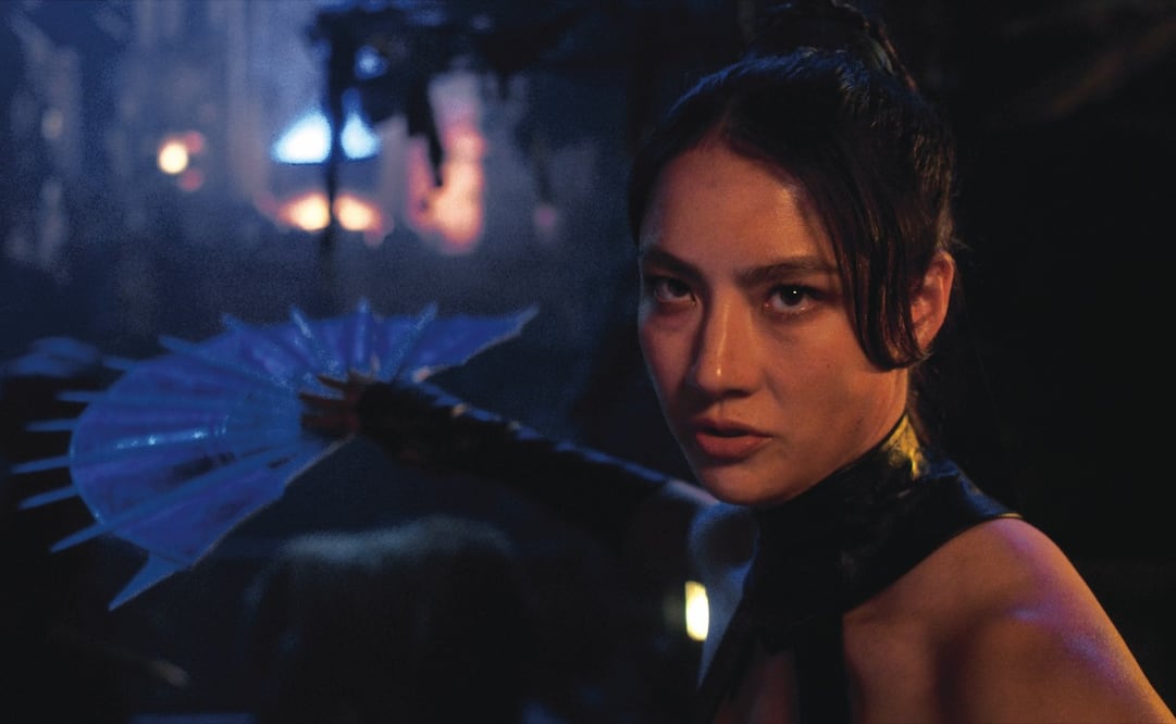 Adelina Rudolph interpreta a Kitana, en la lucha por el destino del Earthrealm (la Tierra) y el Netherrealm (el inframundo). Foto: WARNER BROS PICTURES