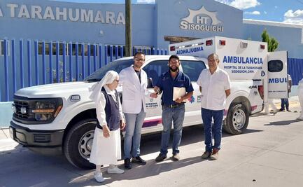 Gobernadora Maru Campos entrega nueva ambulancia a comunidad de la Sierra Tarahumara