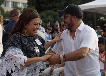 VIDEO Con unos pasitos de salsa, Clara Brugada encabeza El Gran Baile de la Victoria de la Cuarta Transformación