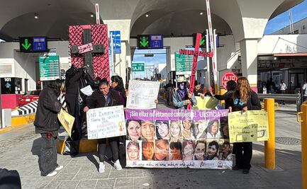 Organizaciones civiles se manifiestan en Ciudad Juárez por el 25N; exigen acciones efectivas contra la violencia de género