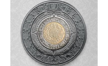 Puede "armarse" el calendario azteca... ¡con monedas!