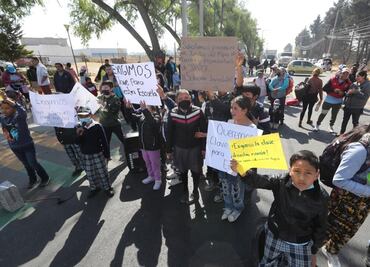 Niños de Lerma se manifiestan y piden que autoridades reconozcan oficialmente su escuela