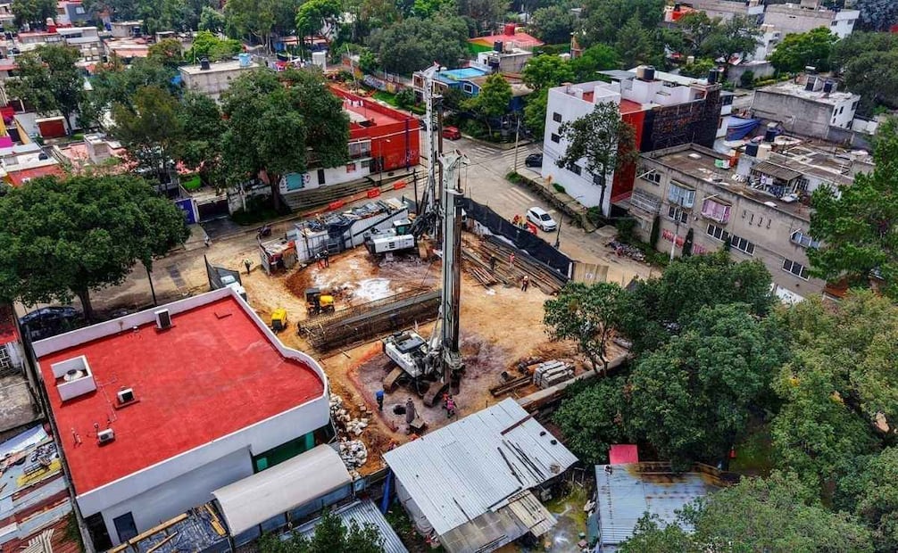 En total, el proyecto contempla la construcción de 24 pilas de cimentación 02/09/2026. | Foto: Especial.