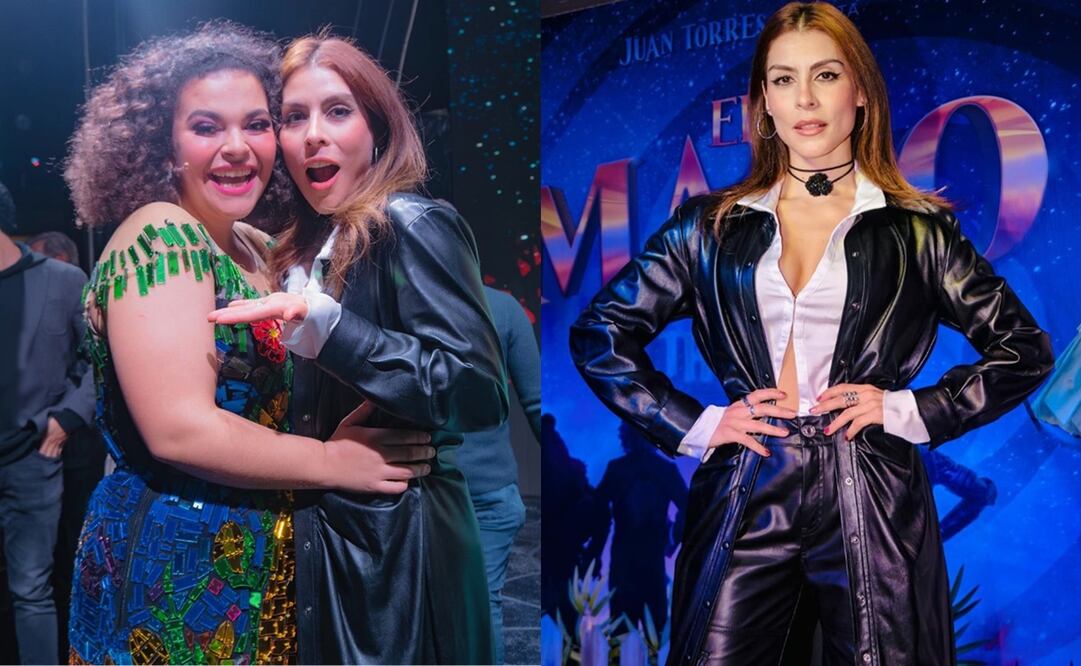 María León estuvo como invitada en la develación de la placa por las primeras 100 representaciones de "El Mago". 
Fotos: Instagram