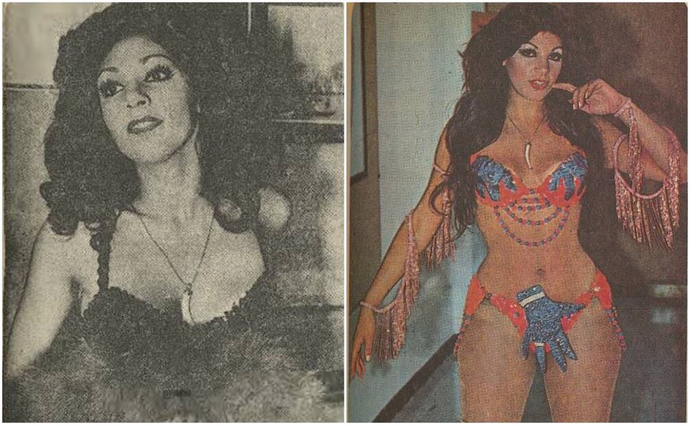 Gina Montes en las páginas de EL UNIVERSAL. Fotos: Hemeroteca EL UNIVERSAL.