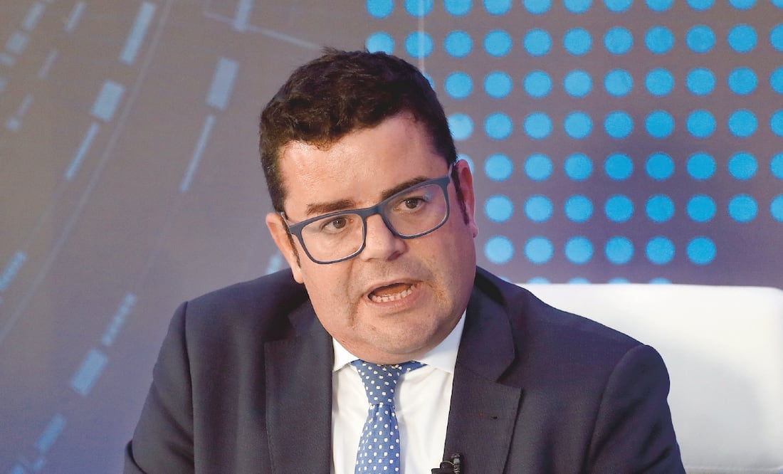 Alfonso Domínguez, consejero de Administración Pública y Hacienda del gobierno de La Rioja, sugiere entrar de lleno a la agenda digital ante la transformación que se registra en el sector laboral. (YADÍN XOLALPA. EL UNIVERSAL)