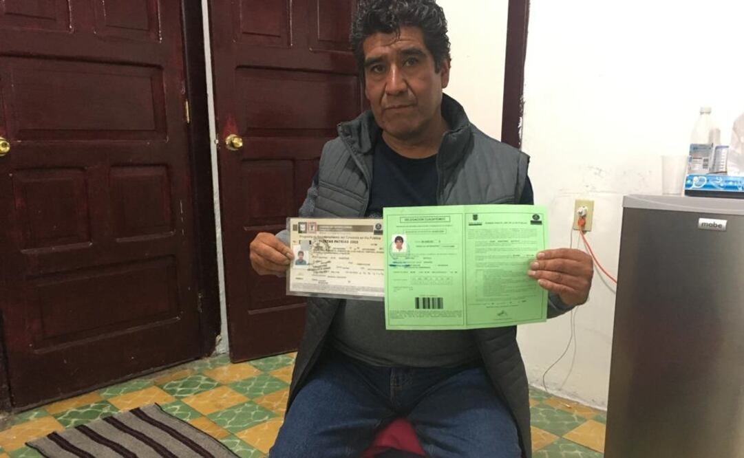 Mayolo Juan Martínez, dirigente de la Asociación Nuevo Grupo de Comerciantes Independientes del Centro Histórico.Fotografía: Diana Villavicencio/ EL UNIVERSAL