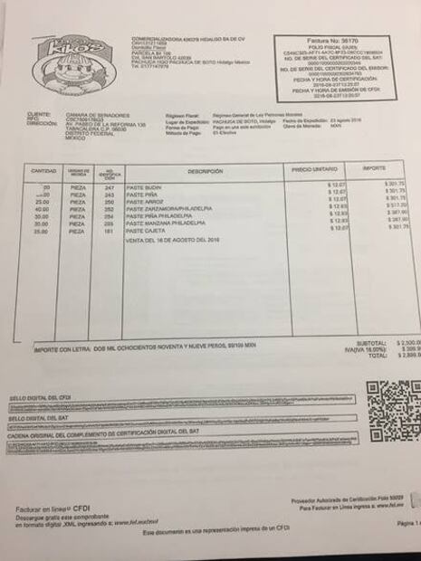 Se consienten los senadores: camisas, chalecos Zara... y hasta pasteles