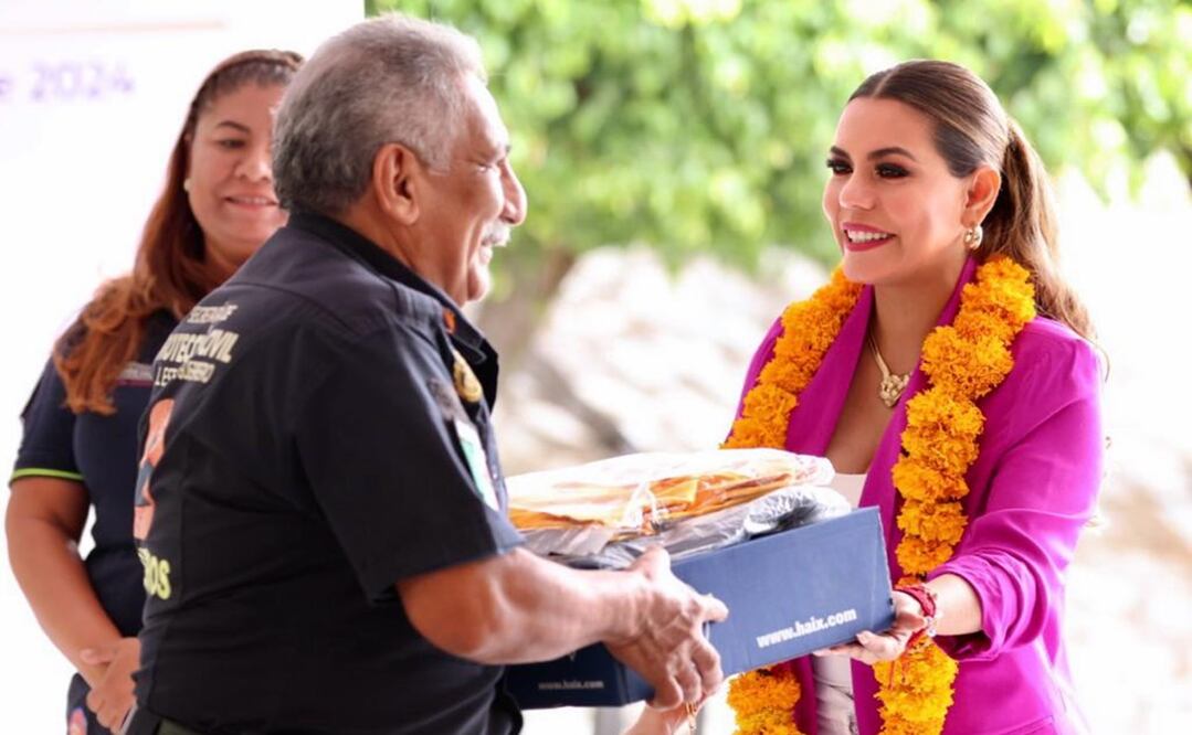 La gobernadora entregó 378 kits de uniformes, herramientas, equipo diverso y suministro de apoyo a la población