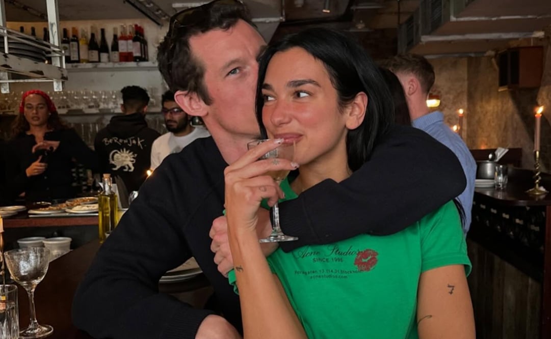 Dua Lipa se compromete con el actor británico Callum Turner. Foto: Instagram oficial.