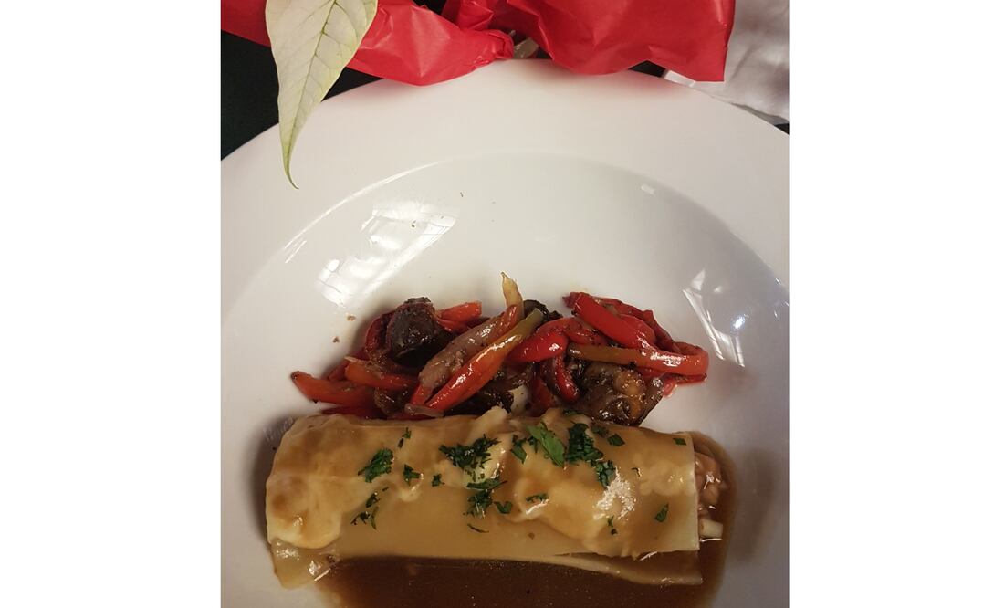 El canelón de ossobuco estofado es una las opciones que podrás pedir en la cena especial que se ofrecerá en la cantina Riviera del Sur. Fotos: Claudia Ramírez