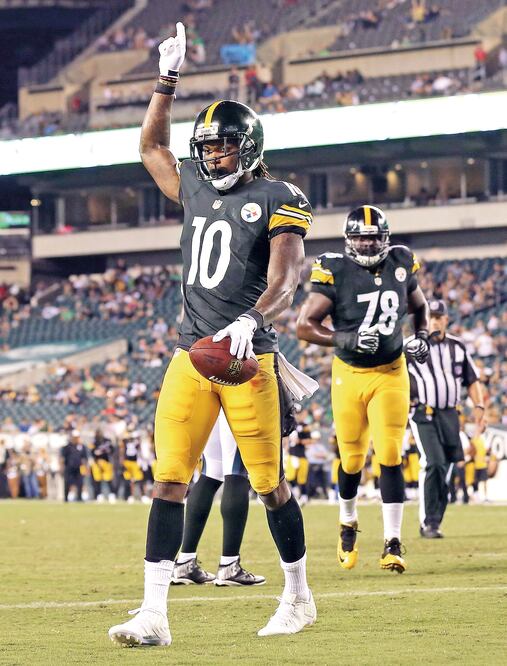 Martavis Bryant (10) podría estar deprimido, según su agente (BILL STREICHER. USA TODAY SPORTS)