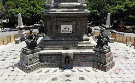 A paso lento, rehabilitación del Ángel para festejos patrios