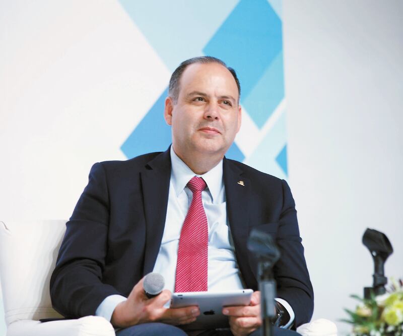 Gustavo de Hoyos, presidente de la Confederación Patronal de la República Mexicana (Coparmex), expuso que estamos ante un gobierno “altamente destructivo de la inversión del país”. ARCHIVO EL UNIVERSAL