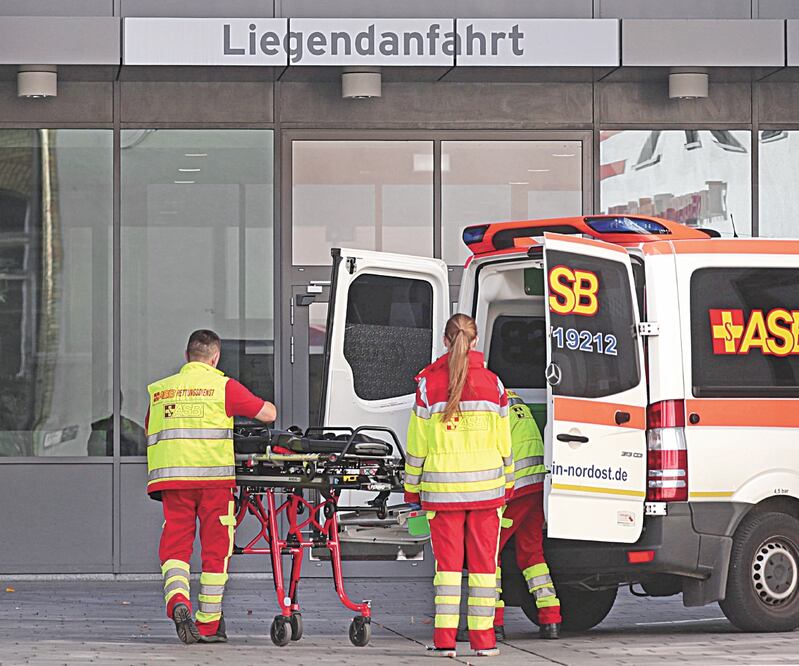 El hospital berlinés de la Charité comunicó que la salud de Navalni mejora. HAYOUNG JEON. EFE