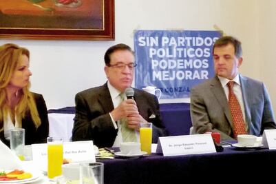 Independientes piden que se anulen los comicios del 5 de junio