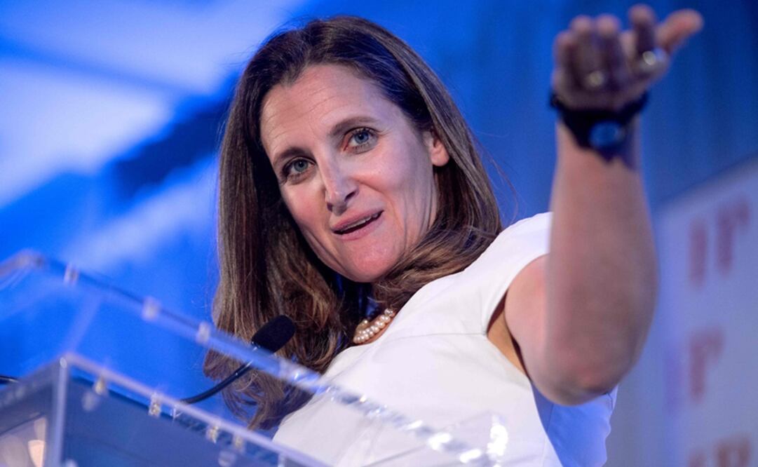 La ministra de Asuntos Exteriores canadiense se reunirá también con su homólogo mexicano, Luis Videgaray, y con el secretario de Economía, Ildefonso Guajardo. Foto: AFP 