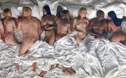 Kanye West lanza video de famosos desnudos