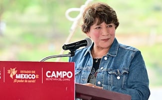 Delfina Gómez entrega olla de captación en Texcoco; almacenará 50 millones de litros