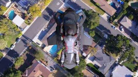 Este es el prototipo de la primera moto voladora