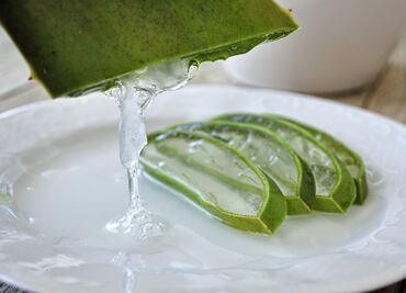 Elimina el frizz del pelo con aloe vera