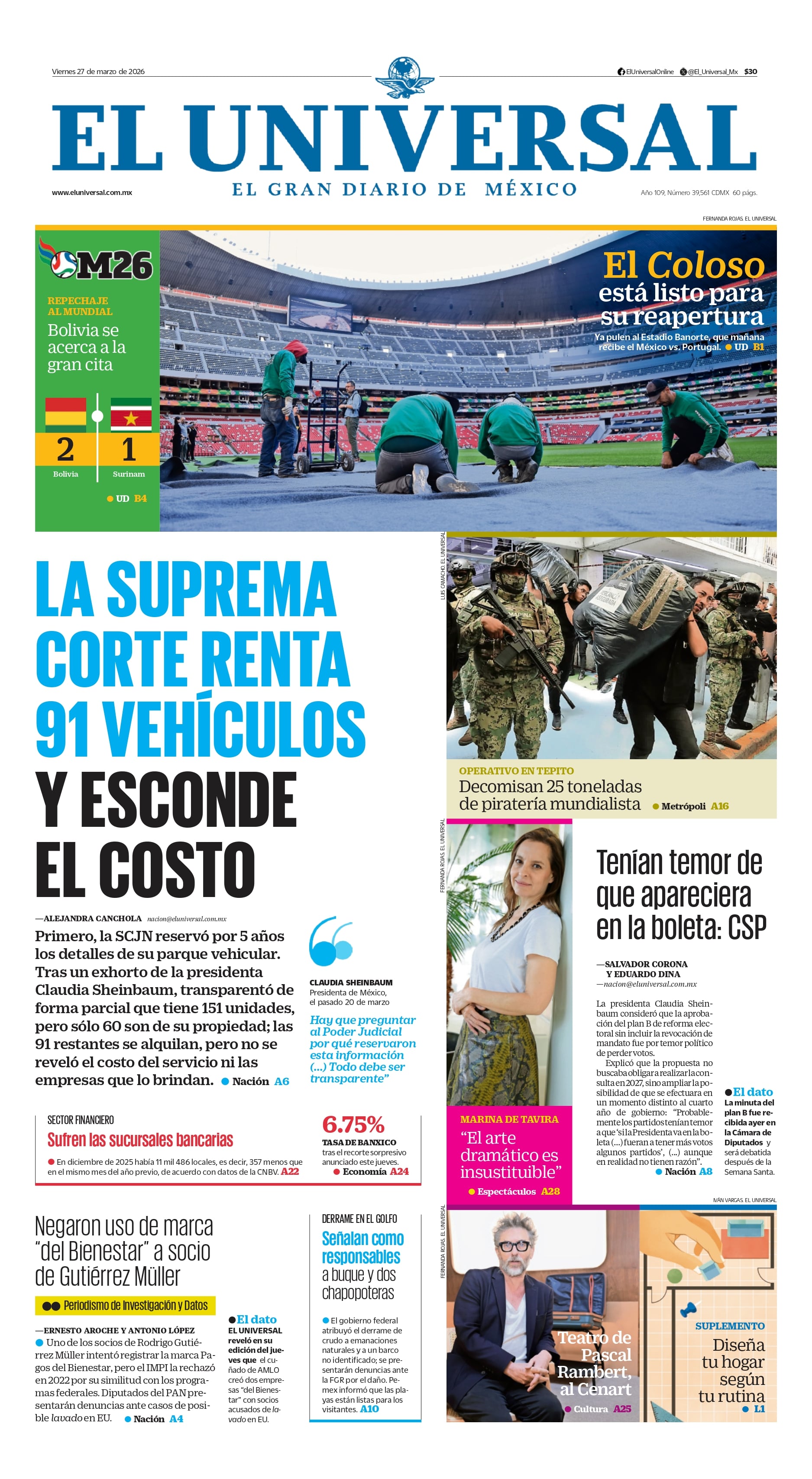 Portada impresa