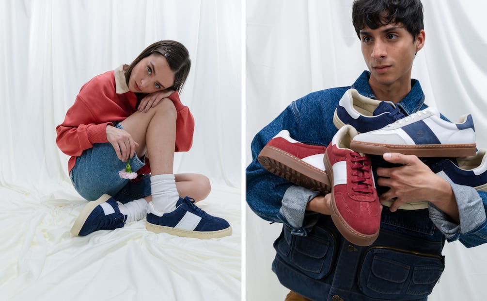 Los sneakers combinan diseño urbano y durabilidad. Foto: Cortesía Timberland