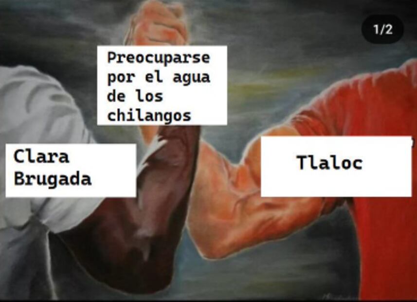 Memes Segundo Debate Chilango 2024, Foto: Captura de pantalla