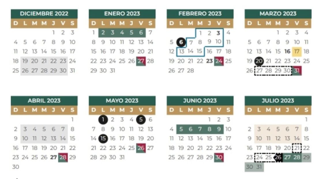 Calendario SEP. ¿Cuándo es el último día de clases de 2022 antes de vacaciones?